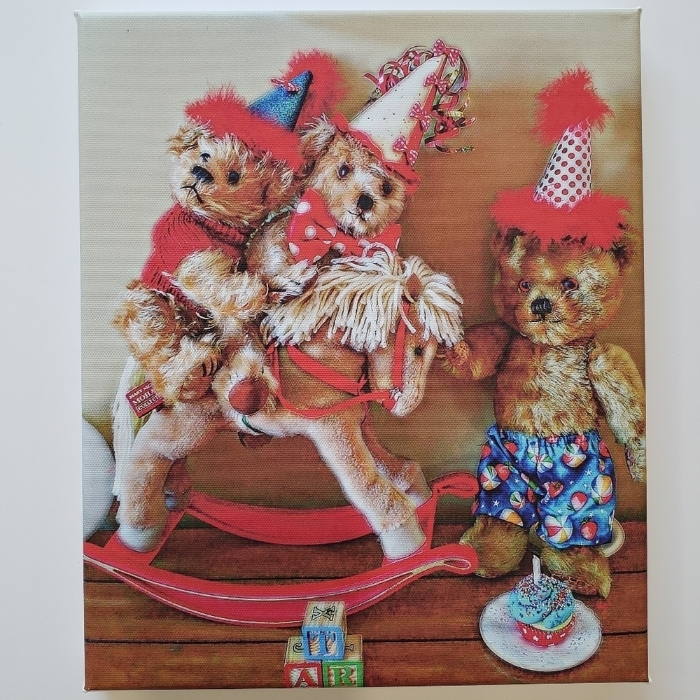 Teddy Bear Canvas Art Print